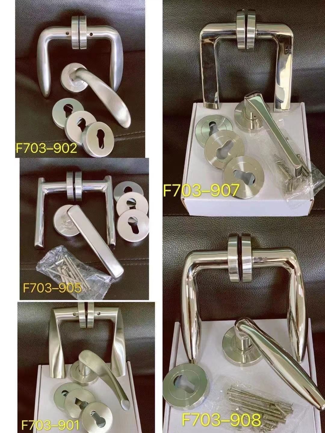 Stainless steel split lock Fireproof door lock; Escape door lock detail image 1
