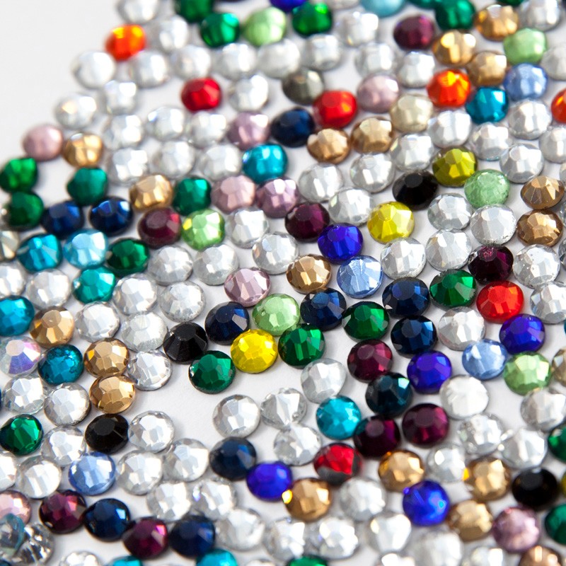 SS10中东钻DMC美甲钻平底钻胶底钻DIY钻详情图3