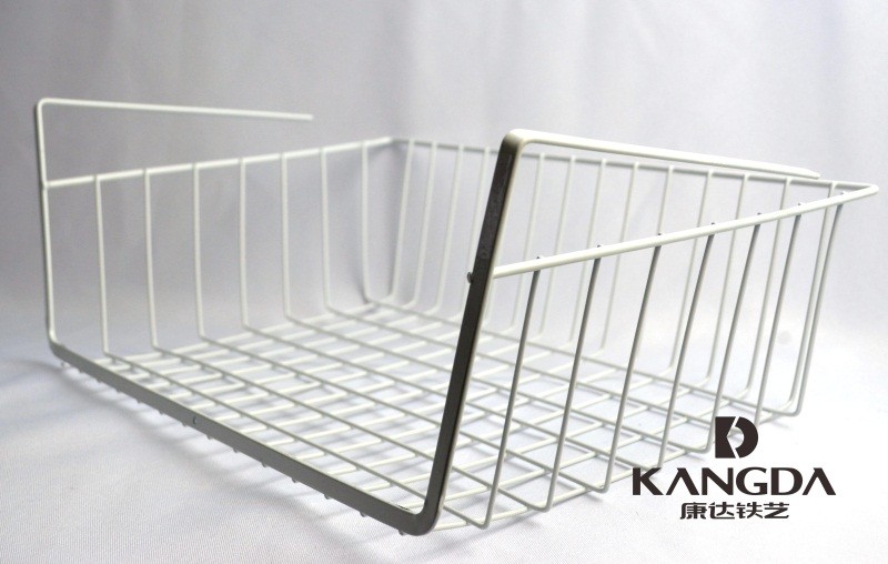 The multi-functional drawer basket is black and white detail image 3