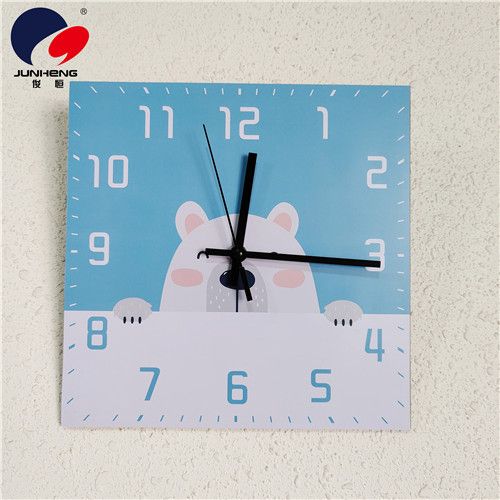 European style simple wall watch square watch home silent clock bedroom living room silent table