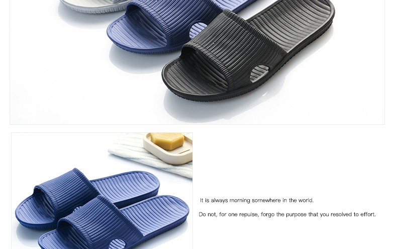 外贸新款EVA一次成型男女夏天条纹家居外穿防滑室内浴室拖鞋批发详情10