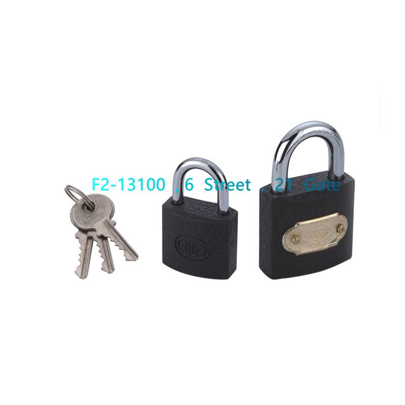 50MM三环重型拉光铁挂锁  locks   365详情图1
