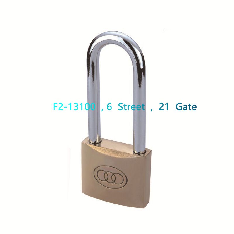 Three-ring padlock copper padlock door lock PADLOCKS L263