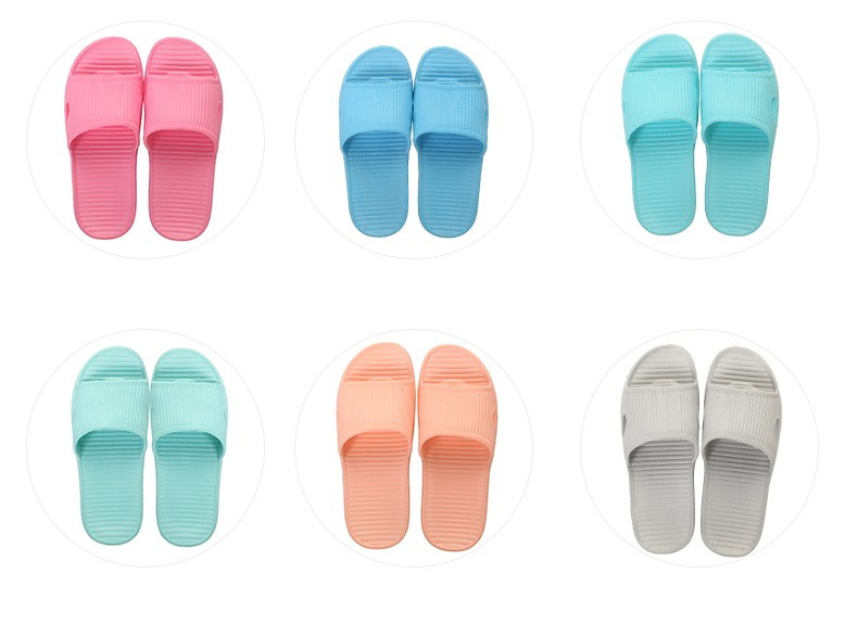 外贸新款EVA一次成型男女夏天条纹家居外穿防滑室内浴室拖鞋批发详情4
