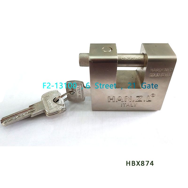 Rectangular padlock Safety locks Big door  locks Heavy rectangular lock thumbnail