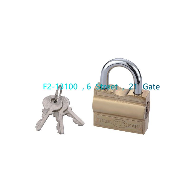 三环厚型横开铜挂锁锁具  PADLOCK    TT103详情图1