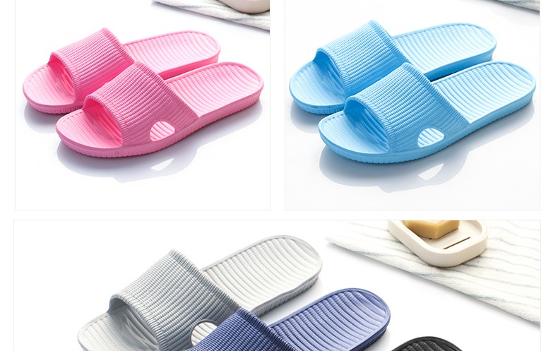 外贸新款EVA一次成型男女夏天条纹家居外穿防滑室内浴室拖鞋批发详情9