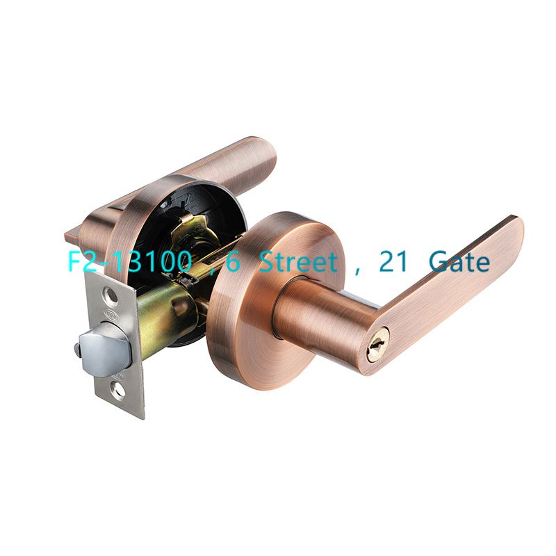 Door lock Heavy duty three-bar lock Zinc alloy door locks handle locks thumbnail