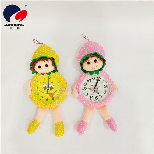 New European wall clock Creative wall clock living room wall clock wall clock different lace cute doll wall clock cute