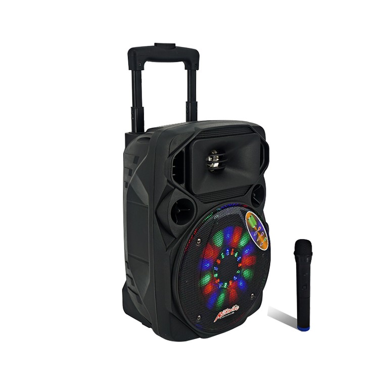 K08  8寸大功率蓝牙音响 带一支无线话筒详情图3