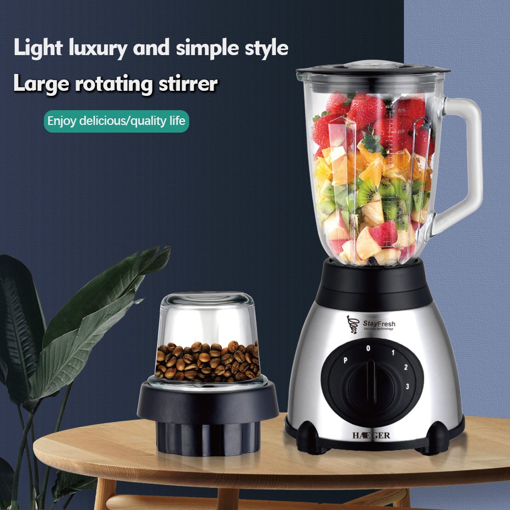 Multi-functional juicer, household fully automatic non-filtering multi-functional fruit and vegetable juice maker, food processor, glass detail image 3