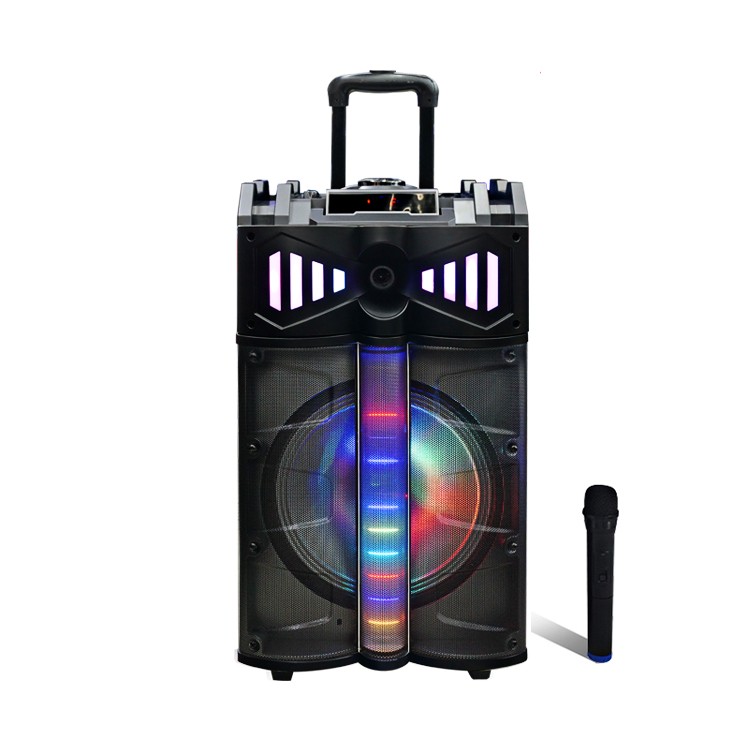 BT-12  12寸蓝牙大功率拉杆音响 带一支无线话筒详情图3