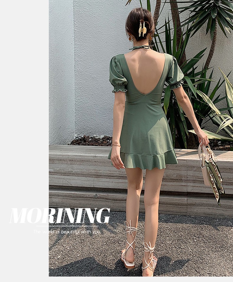 South Korea Instagram Belly Cover Slimming 2021 New Conservative Student Hot Spring Bathing Suit Female Trend undefined