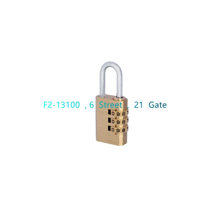 Copper combination lock password padlock T133 thumbnail