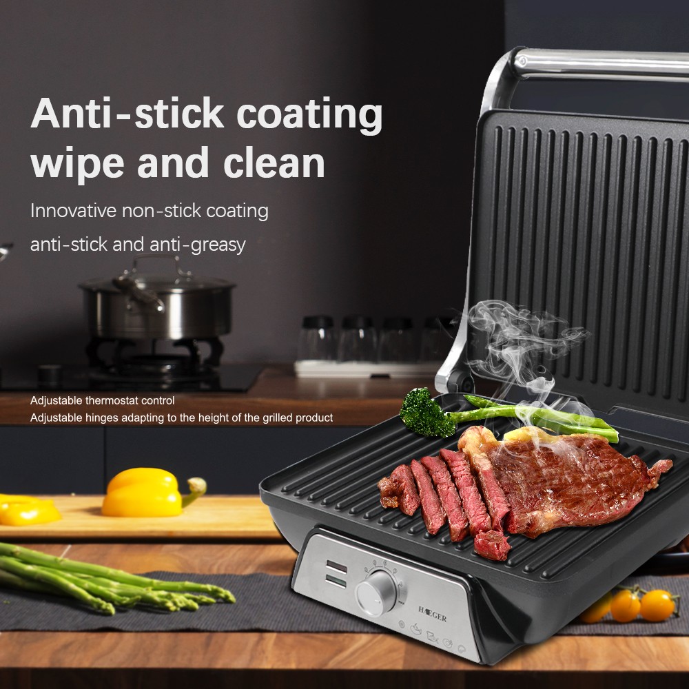 European standard 2000W three-dimensional stereoscopic heating non-stick base plate household multi-functional grill and steak machine R.2683 detail image 2