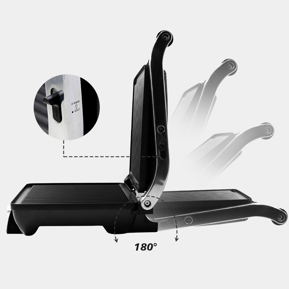 European standard 2000W three-dimensional stereoscopic heating non-stick base plate household multi-functional grill and steak machine R.2683 detail image 4