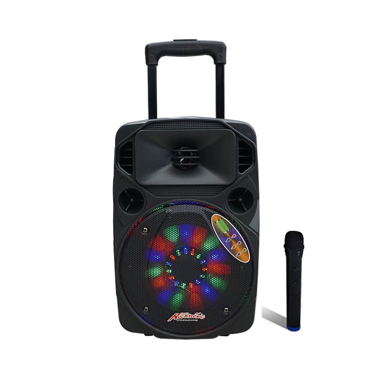 K08  8寸大功率蓝牙音响 带一支无线话筒图