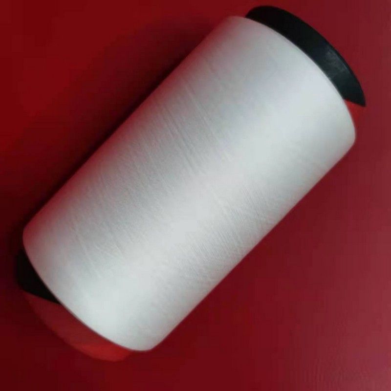 伟伊化纤空气包覆纱白色氨纶涤纶包覆丝化纤线批发7110线细节图