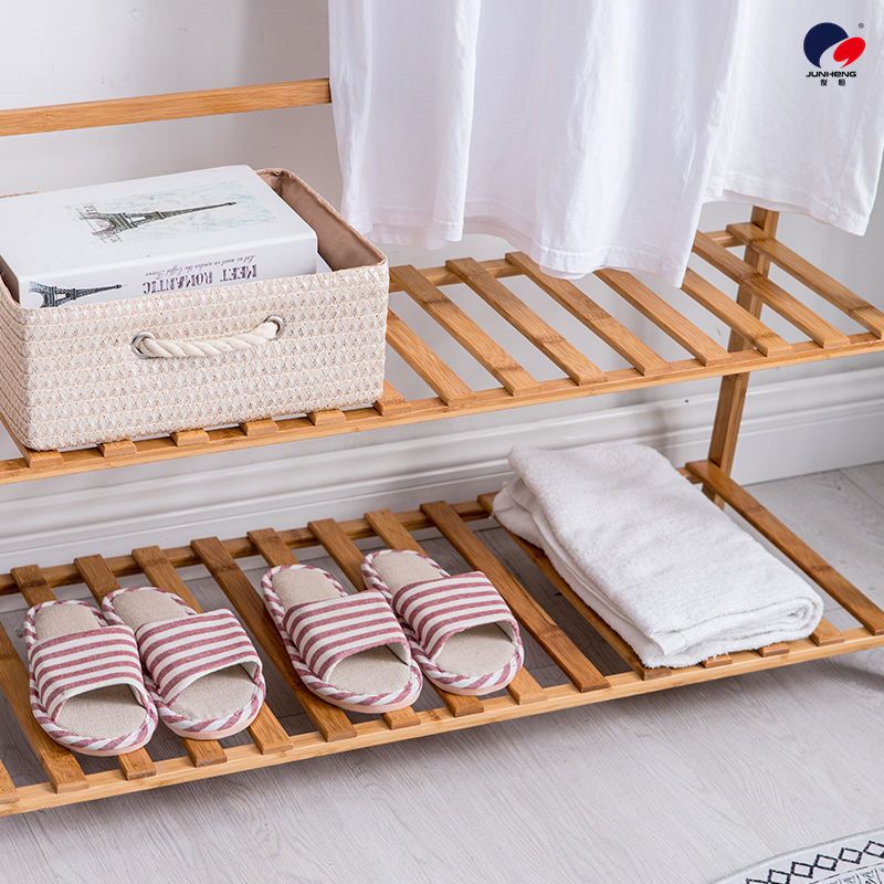 简易衣帽架/多功能衣帽架白底实物图