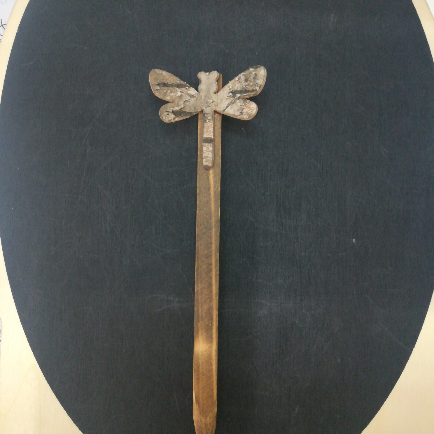 木片仿真蜻蜓木头工艺创意礼品圆珠笔可定制logo