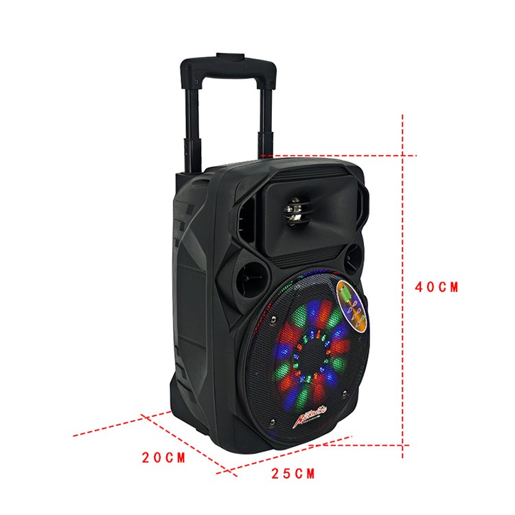 K08  8寸大功率蓝牙音响 带一支无线话筒详情图5