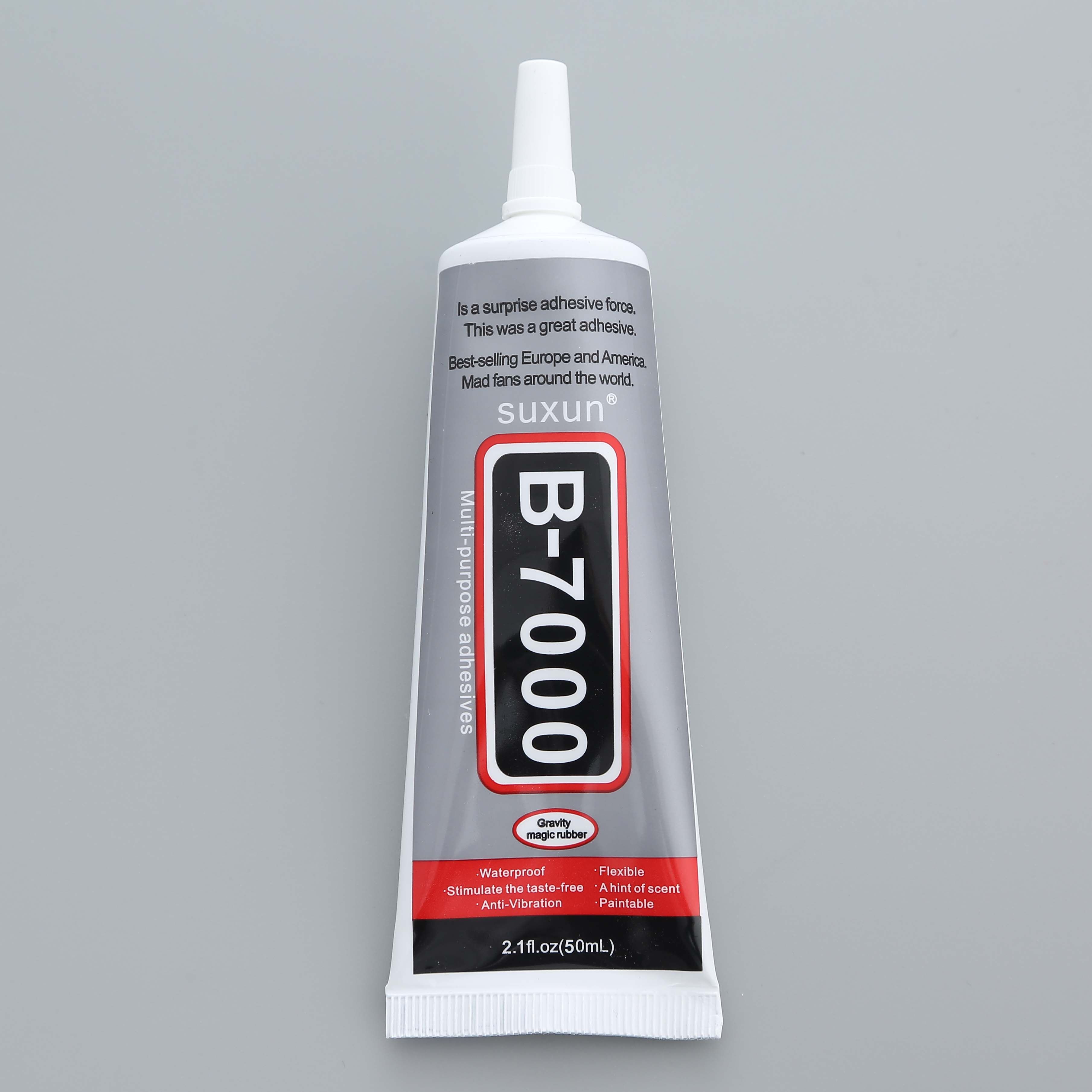 50ML B7000胶水手机屏幕翘屏边框支架DIY水钻点钻贴钻塑料万能胶