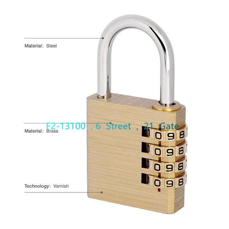 Code padlock copper code lock T140