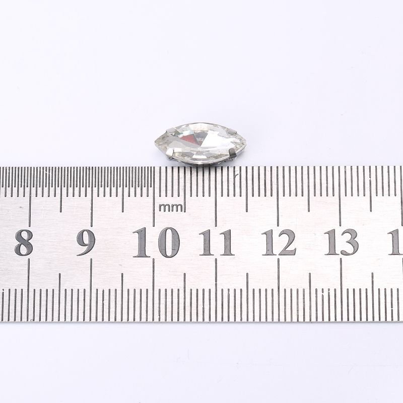 马眼7*15 diy玻璃手缝钻爪钻婚纱服装辅料贴钻饰品配件水钻材料
