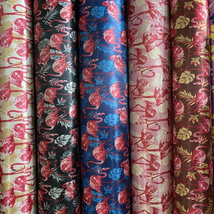 Yiwu Dada Seding Printing Flame Bird Factory directly sells a large quantity of stock and undertakes outsourcing of bag fabrics detail image 1