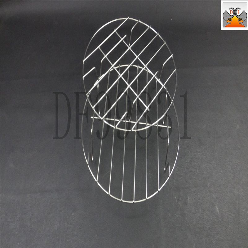 DF99831 three-legged non-magnetic steamer rack, 304 stainless steel steamer compartment, home, restaurant, hotel, kitchen tools, steamer rack, low leg partition 201 DF Trading House