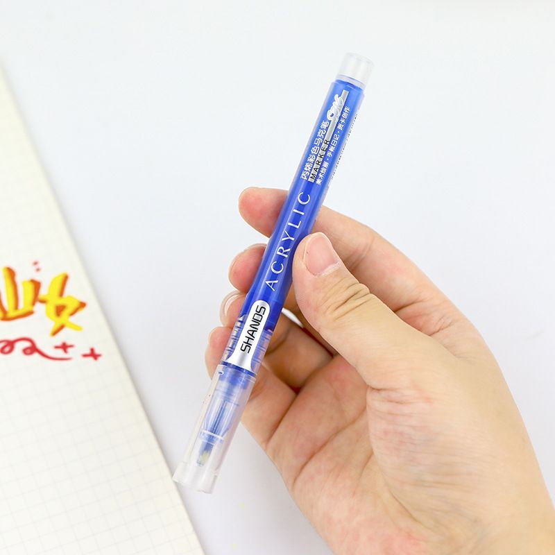Shanzhi 316 Acrylic Colored Marker Pen Student Office Washable Painting and Doodle 12-color Marker Pen Set 2.0 Application Scenario