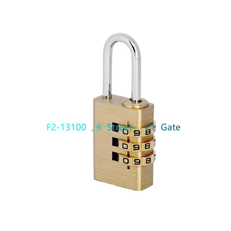 Combination luggage lock three-digit combination lock backpack lock or cabinet lock T223