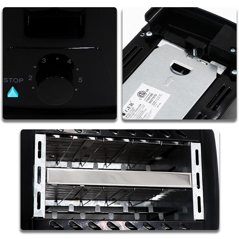European standard 650W toaster, breakfast machine, gritter, 2-slice toaster, R.263 detail image 3