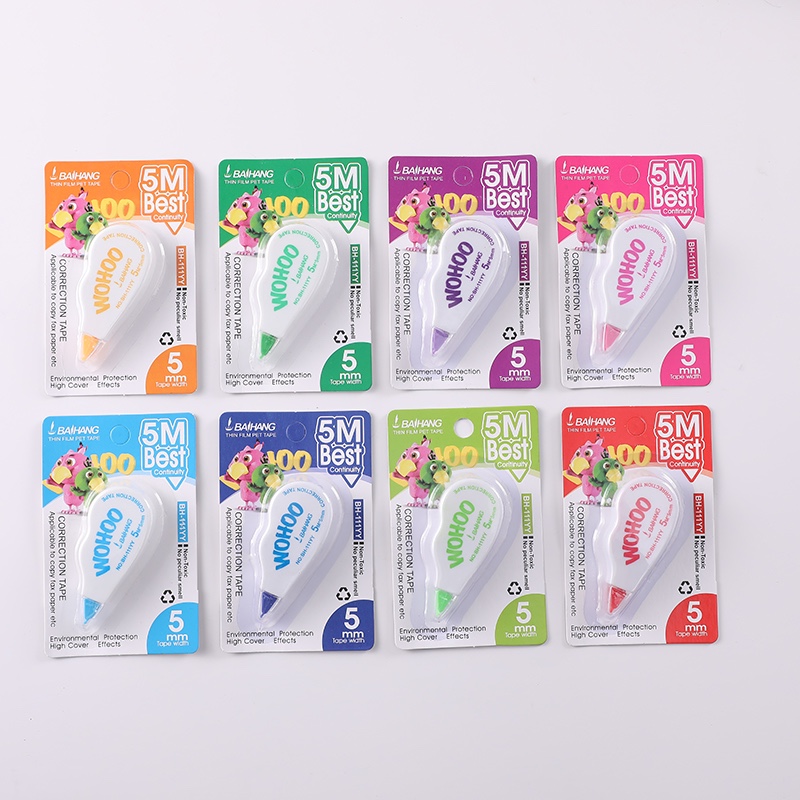 Creative correction tape, cute baby bottle cartoon student office correction tape, graffiti correction tape wholesale 11 detail image 5