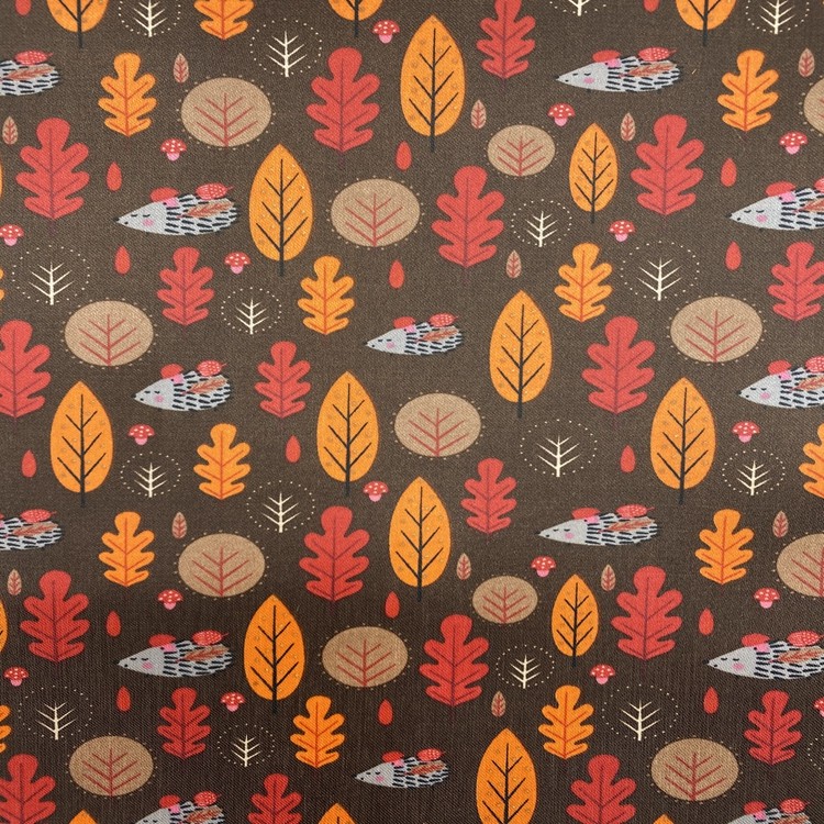 The Seding printing series features 100% polyester fabric with PVC foam at the bottom for the forest night scene detail image 12