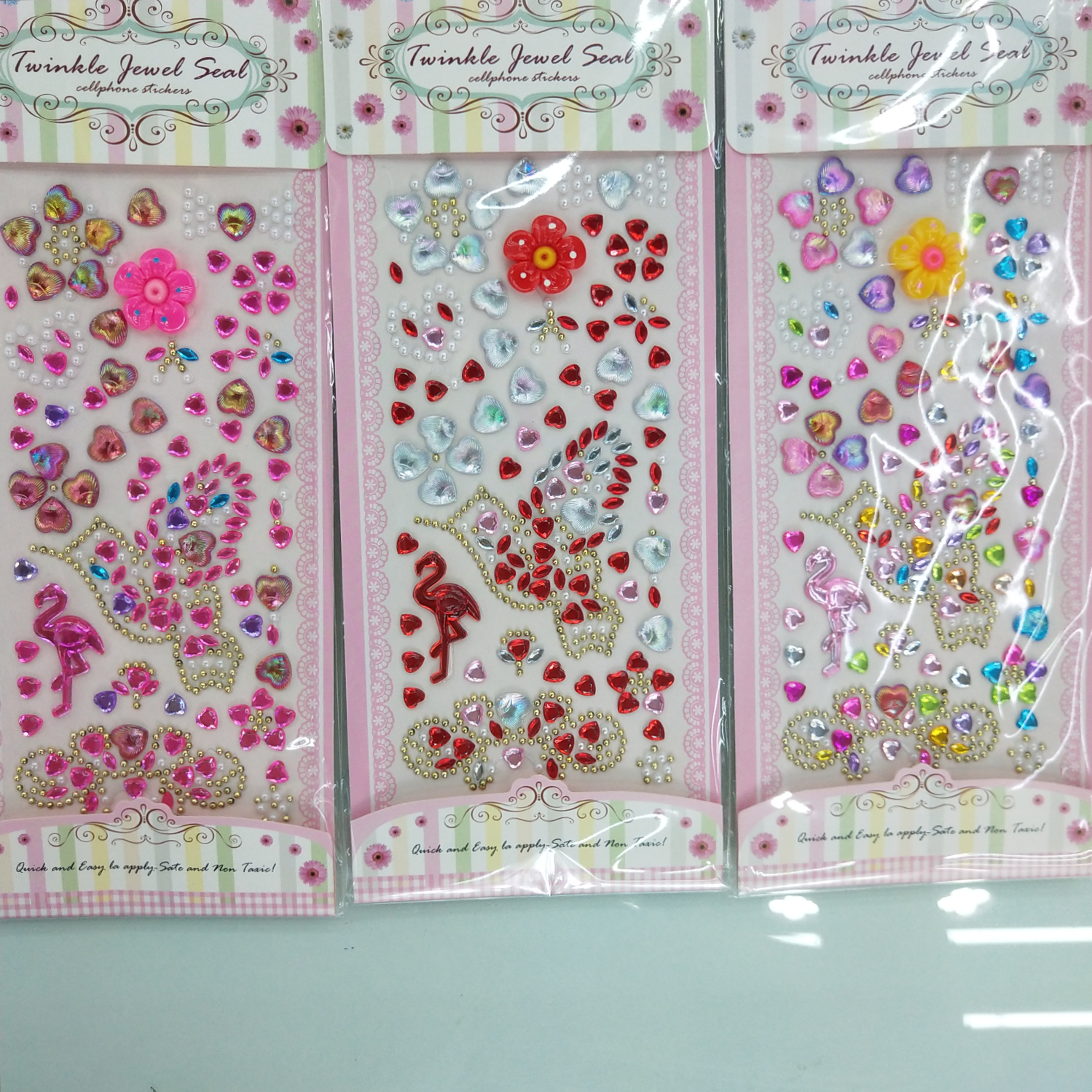 儿童粘贴水晶贴纸钻石贴卡通手工DIY钻立体装饰贴