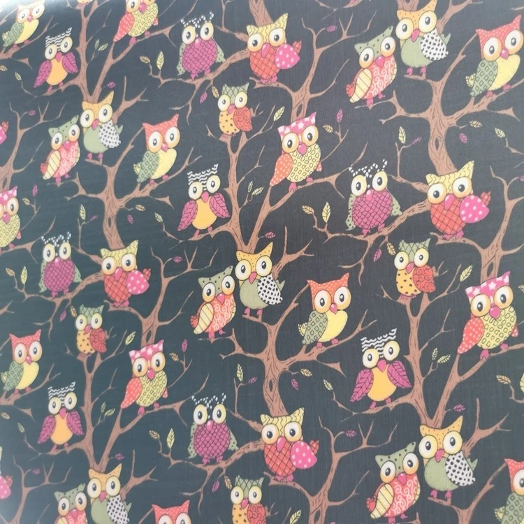 The color-printed owl series is made of 100% polyester fabric with PVC foam at the bottom detail image 2