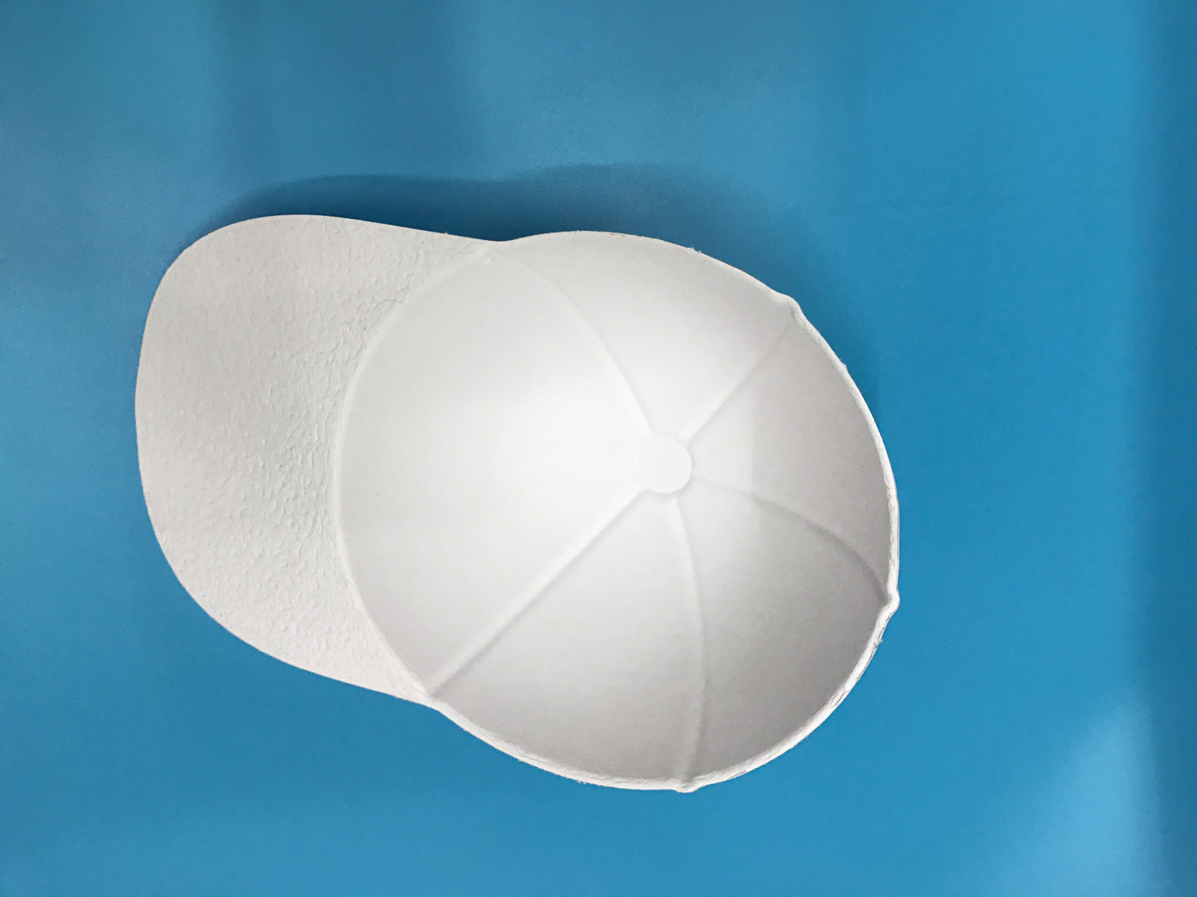 一次性DIY纸浆白色帽子棒球帽儿童绘画涂色玩具详情图2