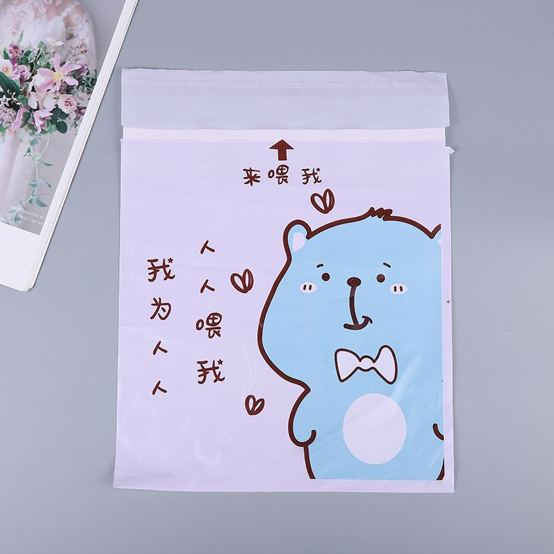 垃圾袋白底实物图