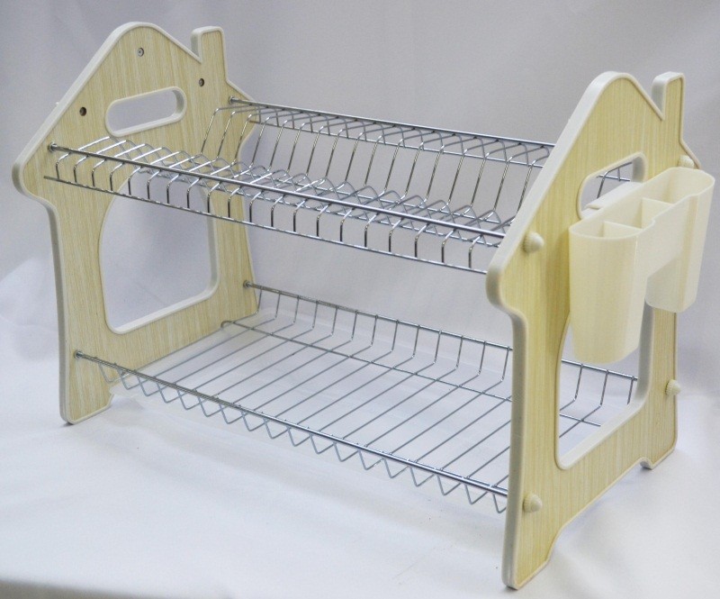 Small A-shaped two-layer edge-wrapped bowl stand detail image 3