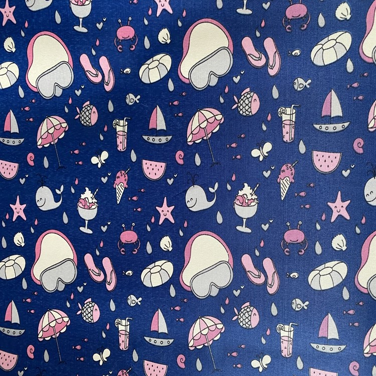 The Sedin printing series features 100% polyester fabric with PVC foam at the bottom for fashionable summer items detail image 6