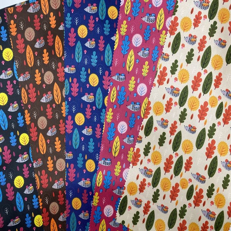 The Seding printing series features 100% polyester fabric with PVC foam at the bottom for the forest night scene