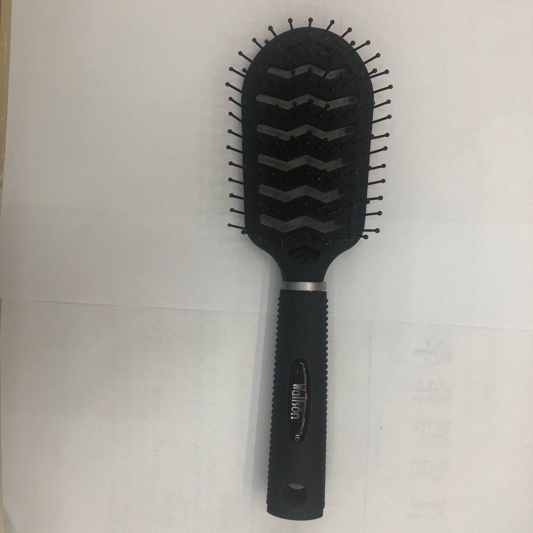 No. 2 Black Lacquer Rib Comb Derunfa Brand Classic Durable And Comfortable