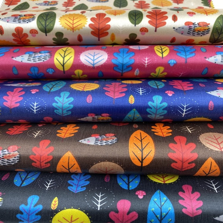 The Seding printing series features 100% polyester fabric with PVC foam at the bottom for the forest night scene detail image 4