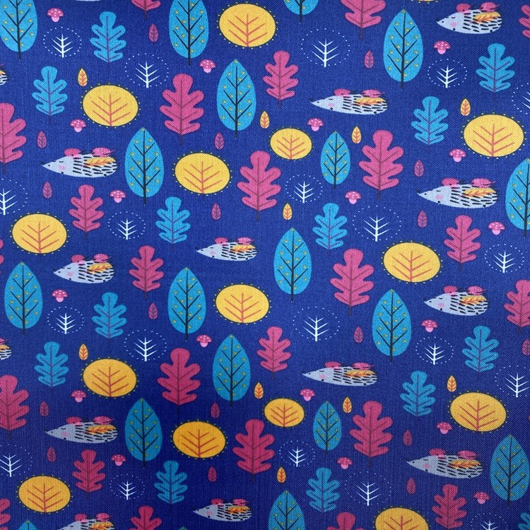 The Seding printing series features 100% polyester fabric with PVC foam at the bottom for the forest night scene detail image 10