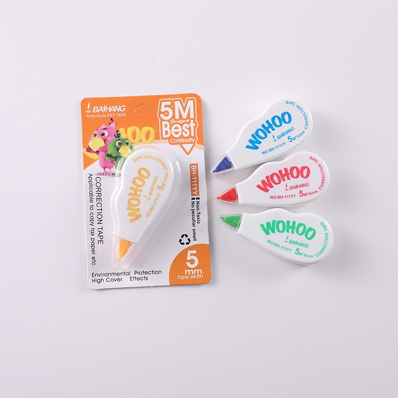 Creative correction tape, cute baby bottle cartoon student office correction tape, graffiti correction tape wholesale 11 detail image 1