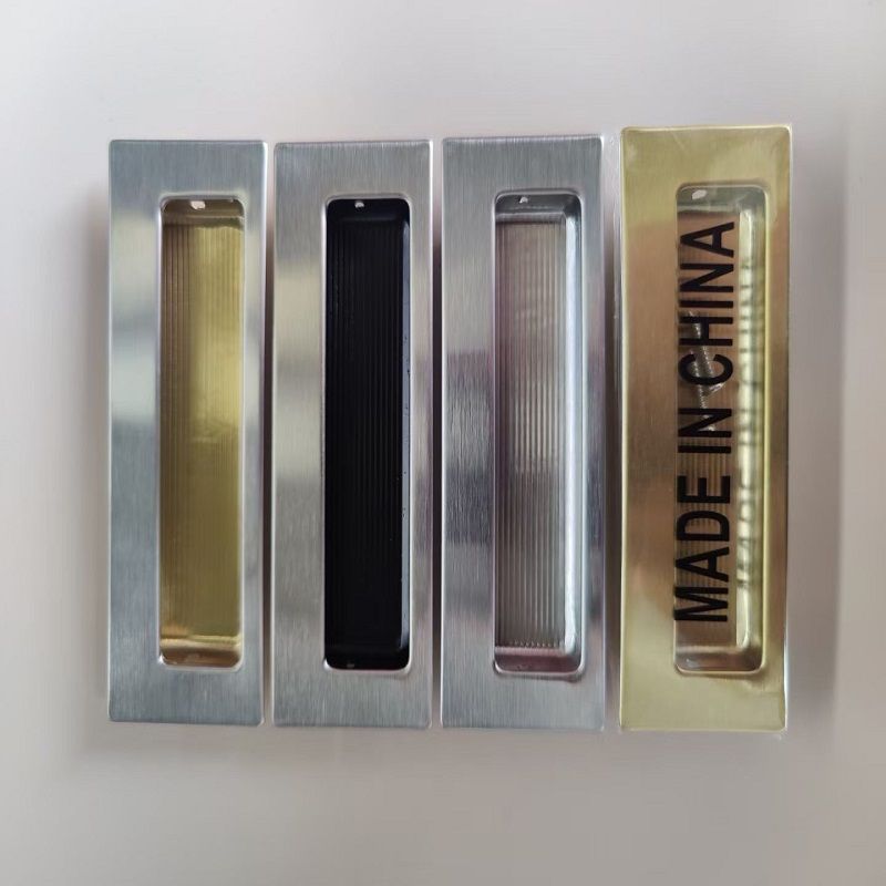 Pull hand; Hidden handle; Hidden buckle hand; Furniture handle; Stainless steel handle details Picture