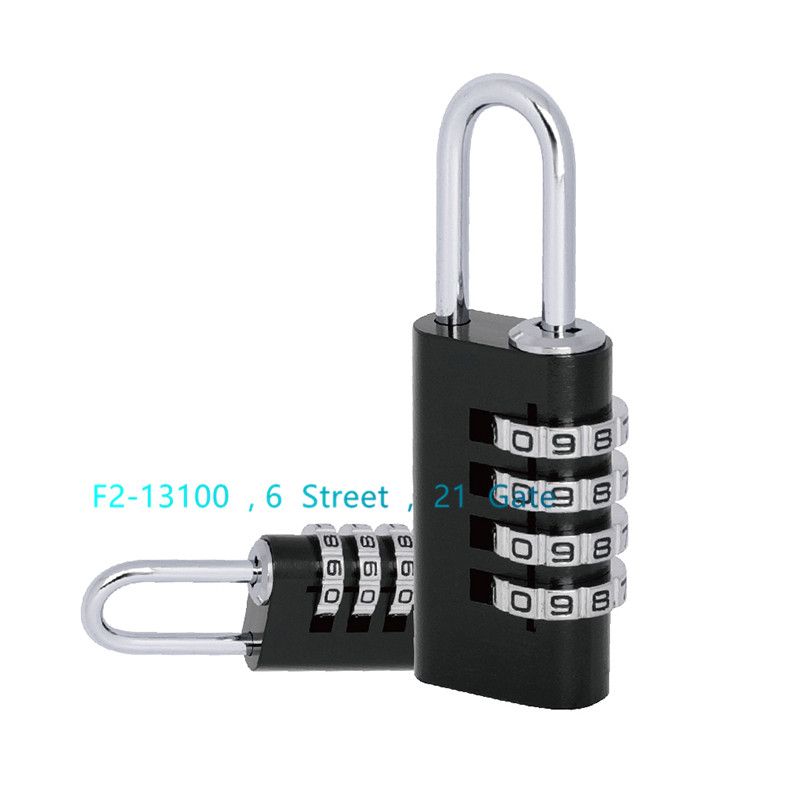 Prestige Code Combination Lock, Exquisite 4-digit code aluminum oxide combination lock L324