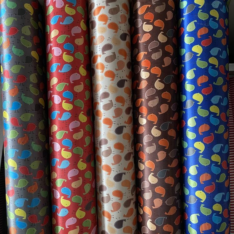 The Seding printing series features 100% polyester fabric with a PVC foam bottom for printing birds