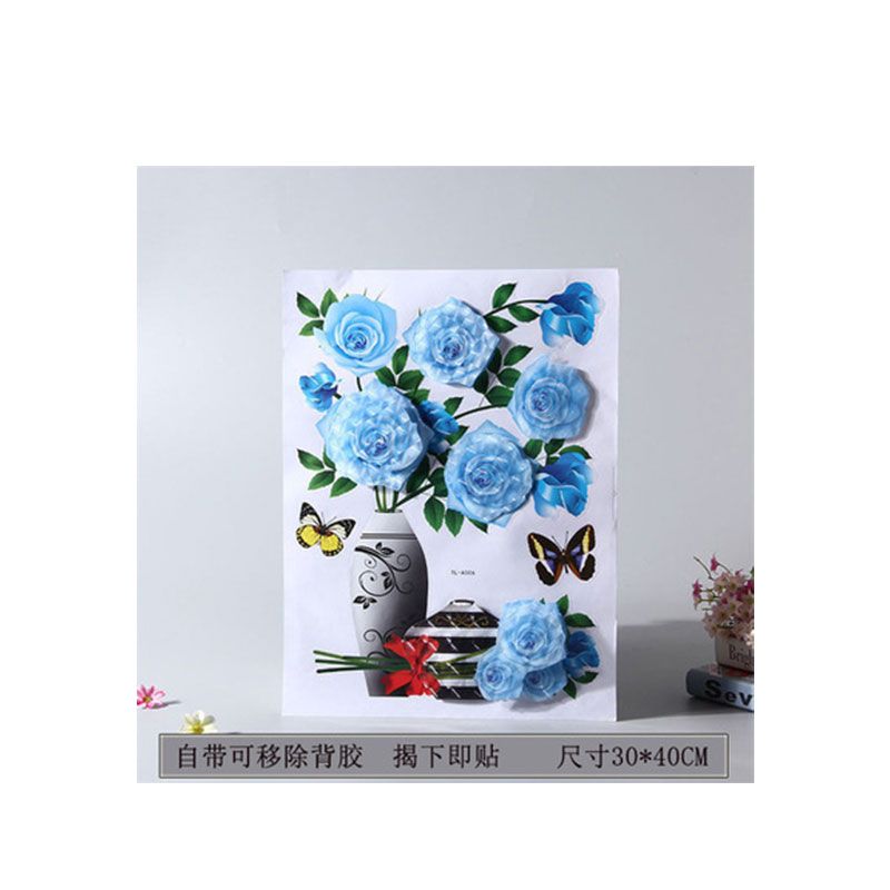 High-grade 7D simulation flower layer stickers, wall stickers, refrigerator stickers